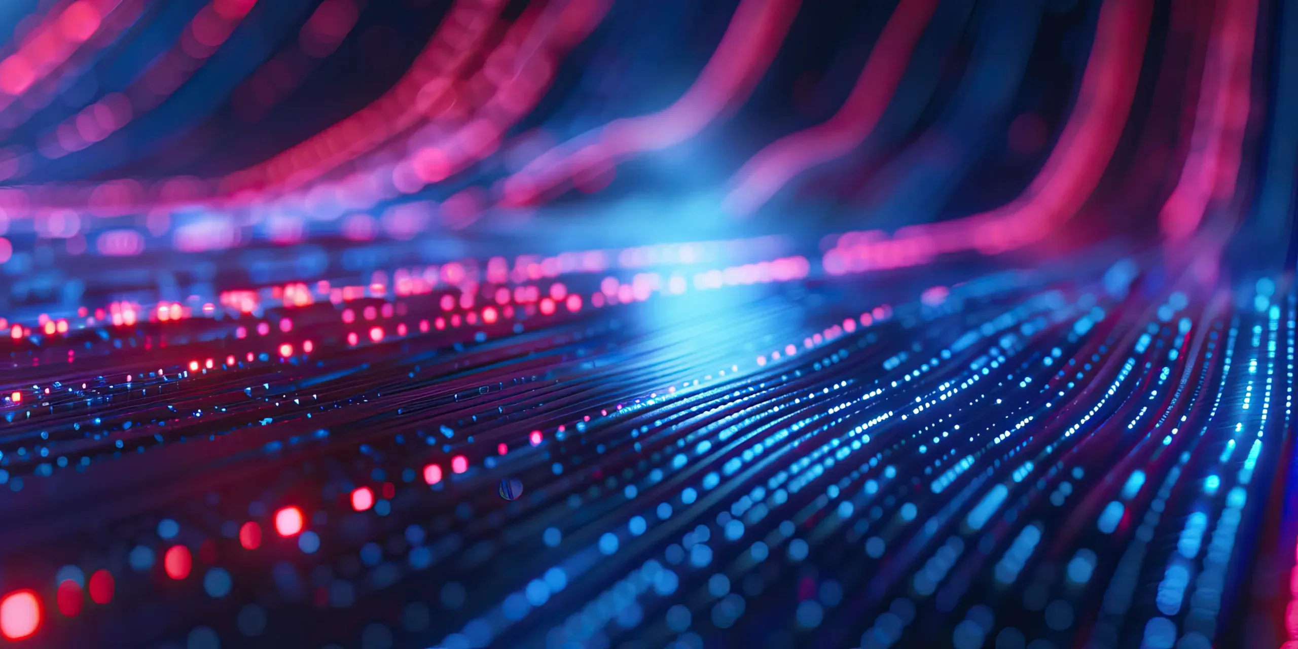 Abstract light lines representing high-speed digital connectivity and modern technology infrastructure.
