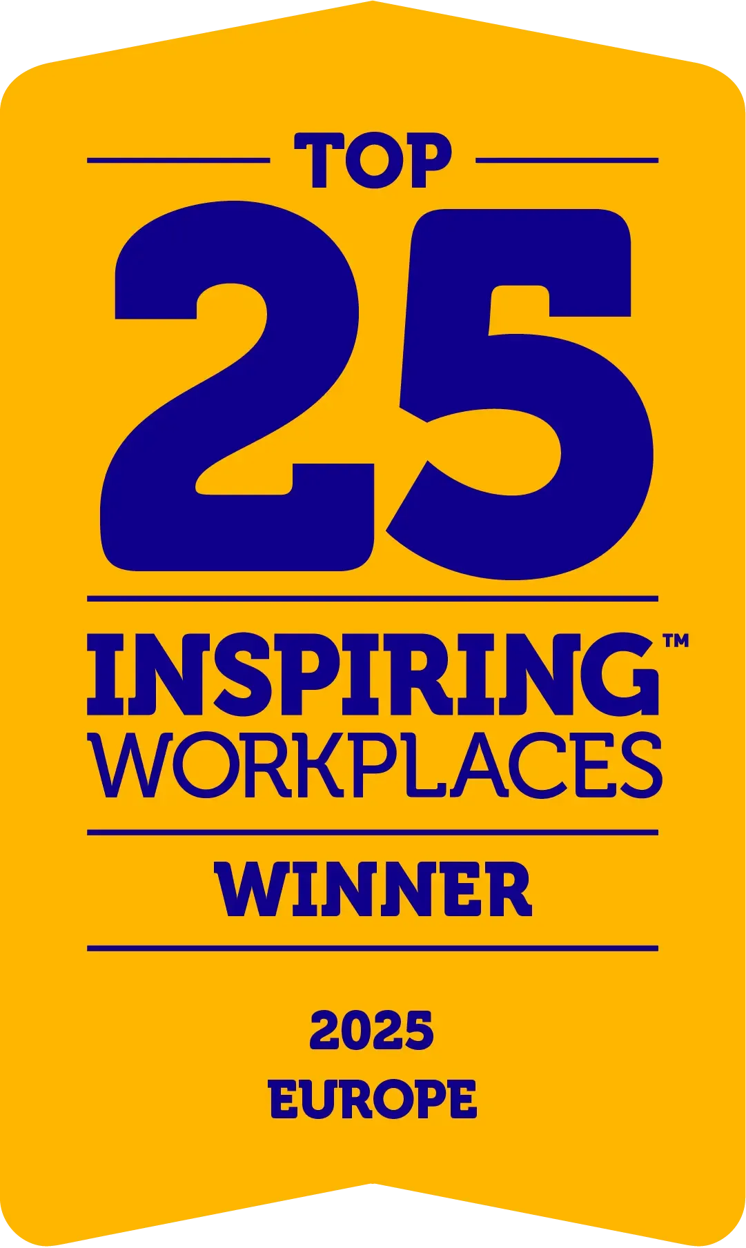 Top 25 Inspiring Workplaces - Europe