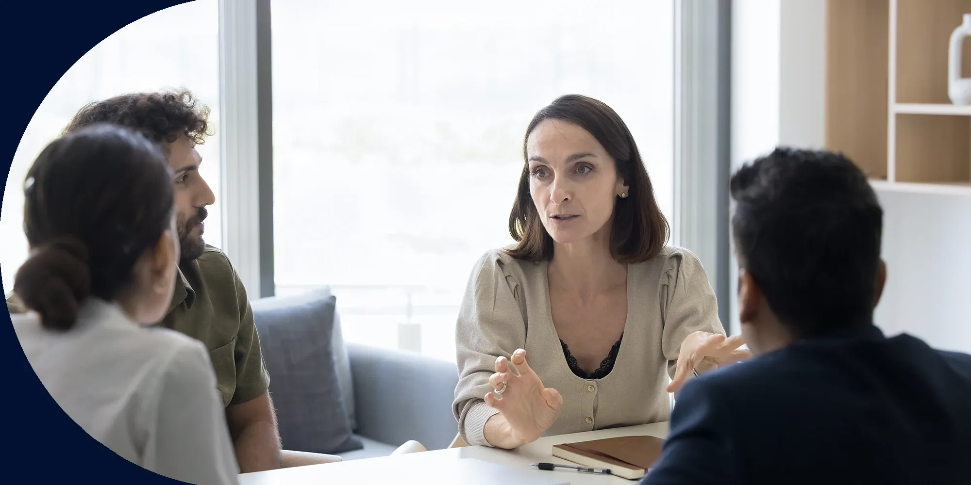 Trust + Safety experts overseeing the content moderation process