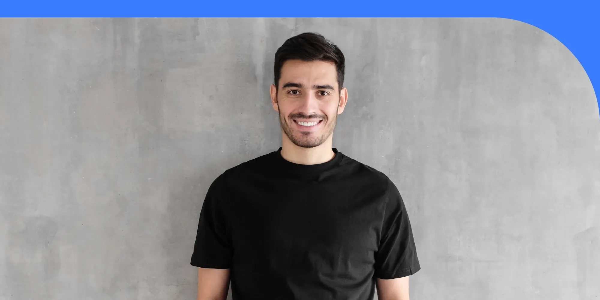 An employee of TaskUs, a digital outsourcing provider
