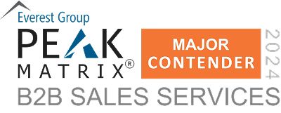 Major Contender on Everest Group’s B2B Sales Services PEAK Matrix® Assessment 2024