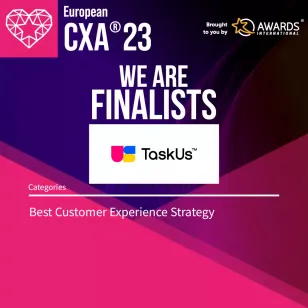 TaskUs, 2023 CXA Best Customer Experience Strategy Finalist
