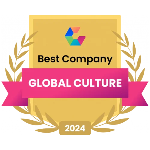 TaskUs, winner of Comparably Best Company Global Culture 2024