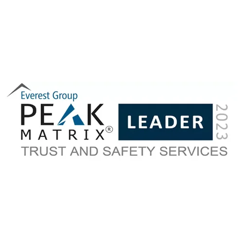 TaskUs, a Leader on Everest Group Trust and Safety Services PEAK Matrix® Assessment 2023