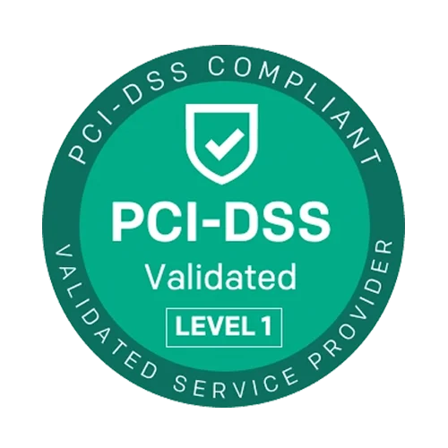 PCI-DSS Level 1 Validated