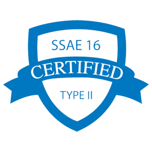 SSAE 16 Type II Certified