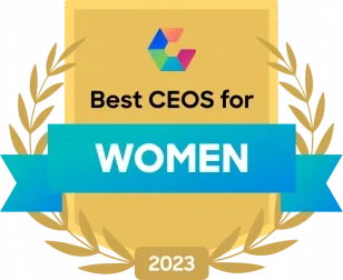 TaskUs, winner of Comparably Best CEOs for Women 2023