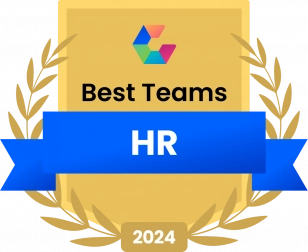 TaskUs, winner of Comparably Best HR Teams 2024