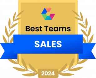 TaskUs, winner of Comparably Best Sales Teams 2024