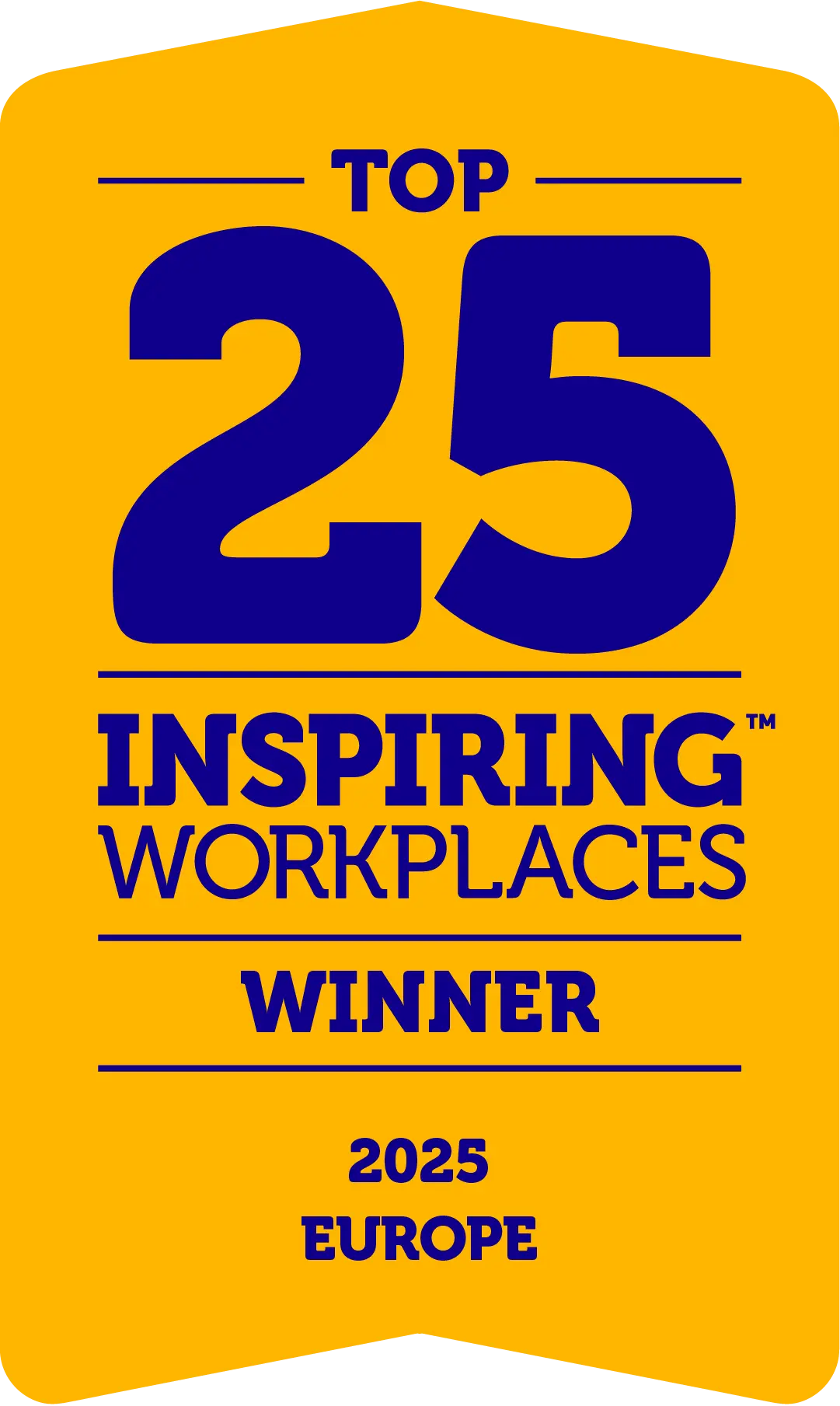Top 25 Inspiring Workplaces - Europe