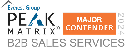 Major Contender on Everest Group’s B2B Sales Services PEAK Matrix® Assessment 2024