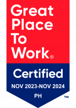 November 2023-November 2024 PH Certified Great Place To Work